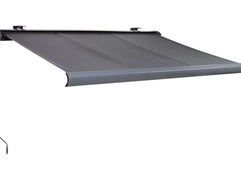 Kassettenmarkise Bayville 4x2,5m Anthrazit mit LED-Beleuchtung* Online