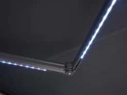 Kassettenmarkise Bayville 4x2,5m Anthrazit mit LED-Beleuchtung* Online