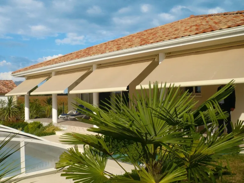 Markisen|Kassettenmarkise Perform 300 x 200 cm Gestell Tuch Grau