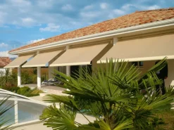 Kassettenmarkise Perform 500 x 300 cm Gestell Tuch Grau* New