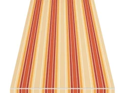 Kassettenmarkise Perform 500 x 300 cm Gestell Tuch Rot-Orange* Outlet