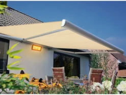 Kassettenmarkise Perform 400 x 300 cm Gestell Tuch Beigebraun* Sale