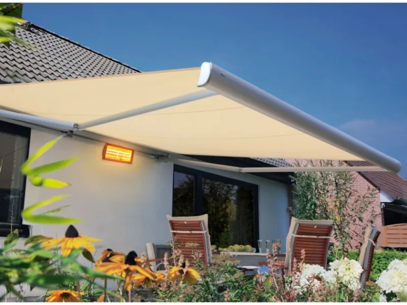 Kassettenmarkise Perform 400 x 300 cm Gestell Tuch Beigebraun* Sale