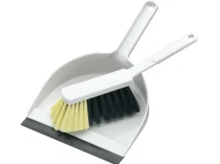 Besen|Kehrgarnitur Kunststoff Granit mit Lippe