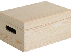 Allzweckkiste Kiefer mit Deckel 27,6 l*Kesper Sale