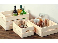 Holzkiste Kiefer 27 l*Kesper Outlet