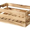 Kesper Universalboxen|Holzkiste Kiefer geflammt 54 l