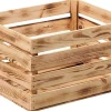 Kesper Universalboxen|Holzkiste Kiefer geflammt 47 l