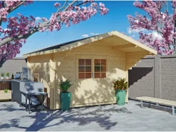 Holz-Gartenhaus KH 28-018 Unberührt 300 cm x 300 cm*Kiehn-Holz Online