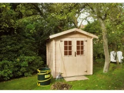 Kiehn-Holz Gartenlauben|Holz-Gartenhaus KH 19-011 Unberührt 210 cm x 210 cm