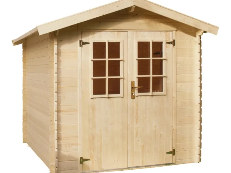 Kiehn-Holz Gartenlauben|Holz-Gartenhaus KH 19-011 Unberührt 210 cm x 210 cm