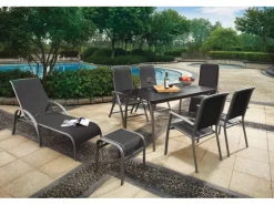 Klappsessel Vigo mit verstellbarer Rückenlehne aus Textilen* Hot