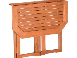 Merxx Balkonmöbel|Klapptisch Eukalyptus 90 cm x 50 cm Braun