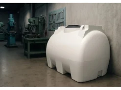 KMND Regenwasser-Nutzung|1000L Horizontal Trinkwasser Wassertank Transport Weiß