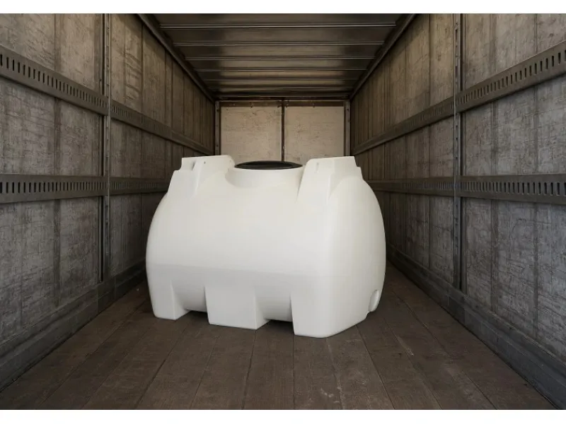 KMND Regenwasser-Nutzung|1000L Horizontal Trinkwasser Wassertank Transport Weiß