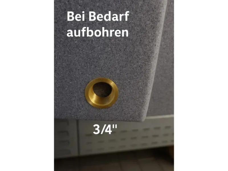 KMND Regenwasser-Nutzung|500L Quadratisch Trinkwasser Wassertank