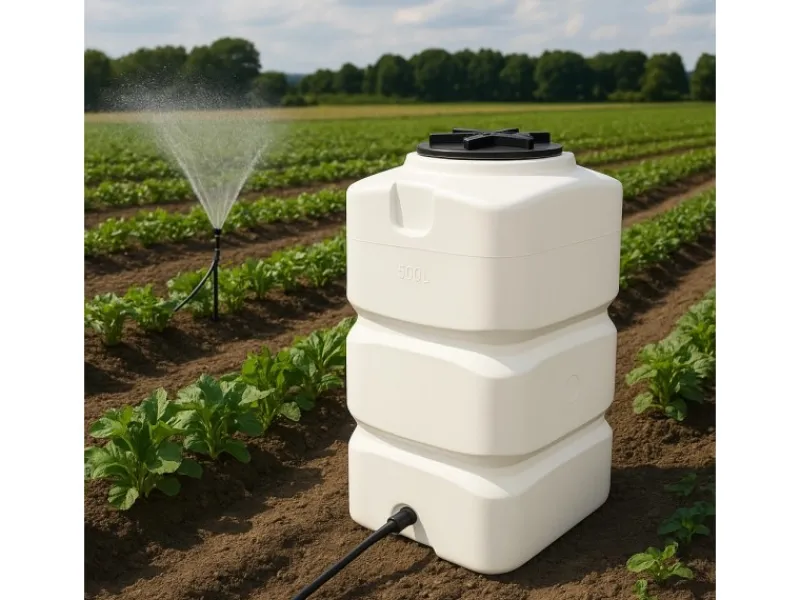 KMND Regenwasser-Nutzung|500L Quadratisch Trinkwasser Wassertank