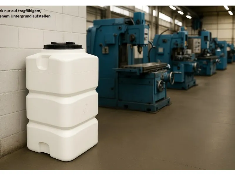 KMND Regenwasser-Nutzung|500L Quadratisch Trinkwasser Wassertank