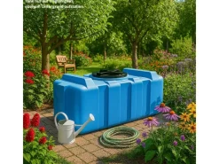 KMND Regenwasser-Nutzung|300L Rechteckig Trinkwasser Wassertank