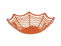 Weitere Anlässe|Korb aus PP-Material 27,5 cm x 27,5 cm x 8cm schwarz/orange/lila