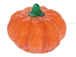 Weitere Anlässe|Kürbisse mit LED Acryl verschiedene Größen warmweißes Licht 3er-Set