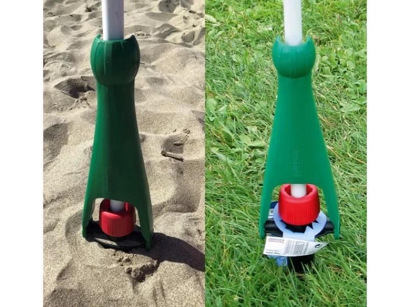 Krinner Sonnenschirme|Bodendübel Vario Drill Grün