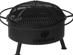 Feuerkorb und Grill Industrial Design 2in1 Schwarz FP-III-780BKXX*Landmann Discount