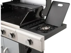 Gasgrill Triton PTS 4.1 mit 4 Brennern & Seitenbrenner Silber*Landmann New