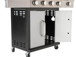 Gasgrill Triton PTS 4.1 mit 4 Brennern & Seitenbrenner Silber*Landmann New