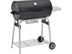 Holzkohle-Grillwagen Black Taurus 660 mit höhenverstellbarem Kohlerost*Landmann Clearance