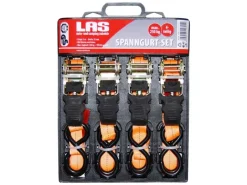 Spanngurt-Set 4-teilig bis max. 500 kg*LAS Hot