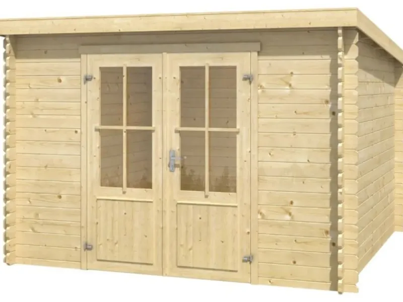 Kinder Kinder-Gartengeräte|Lasita Holz-Gartenhaus Miami Natur 312 cm x 319 cm