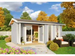 Kinder Kinder-Gartengeräte|Lasita Holz-Gartenhaus Riverside 540 cm x 357,1 cm