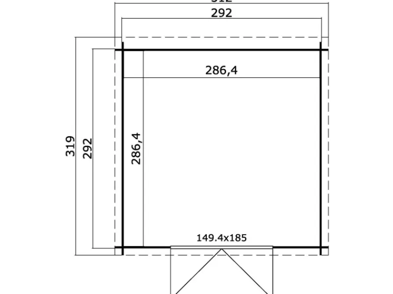 Kinder Kinder-Gartengeräte|Lasita Holz-Gartenhaus Sacramento 312 cm x 319 cm