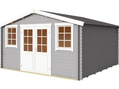 Kinder Sportgeräte|Kinder-Gartengeräte|Lasita Holz-Gartenhaus Wels 4 425,1 cm x 410 cm