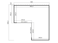 Lasita Maja Gartenhaus Domeo 6 500 cm x 500 cm* Hot