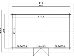 Kinder Kinder-Gartengeräte|Lasita Maja Gartenhaus Pembrokeshire 53 480 cm x 280 cm
