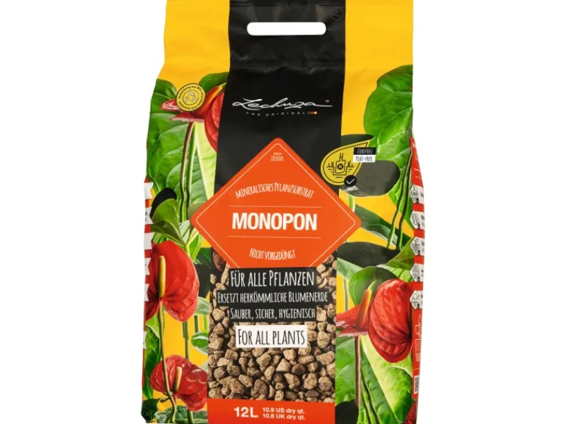 Lechuza Hydrokultur|® Pflanzsubstrat Mono Pon 12 l Neutral
