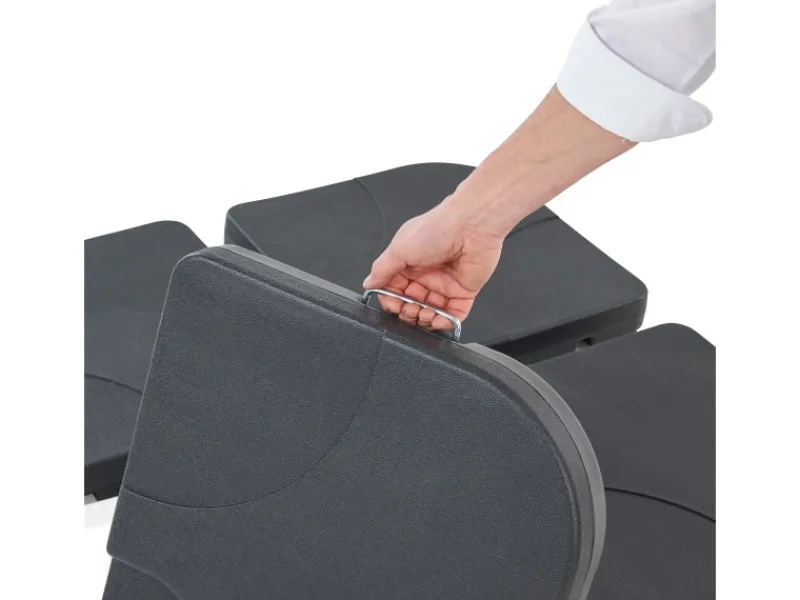 Kunststoff-Plattenset für Sonnenschirme Anthrazit*Leco Clearance