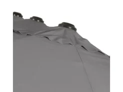 Leco Sonnenschirme|Marktschirm 270 cm x  460 cm mit Kurbelmechanik