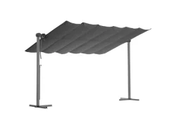 Sonnendach Waved 4 m x 2,50 m Anthrazit*Leco Sale