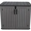 Lifetime Mülltonnenboxen|Gartenschränke|Kunststoff Mülltonnenbox & Geräteschrank Phil Grau