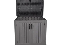 Lifetime Mülltonnenboxen|Gartenschränke|Kunststoff Mülltonnenbox & Geräteschrank Phil Grau