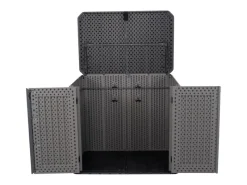 Lifetime Mülltonnenboxen|Gartenschränke|Kunststoff Mülltonnenbox & Geräteschrank Phil Grau