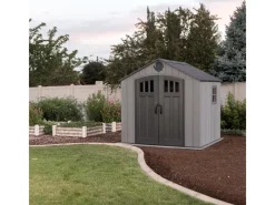 Lifetime Laubbläser|Kunststoff-Gerätehaus Mars Grau 5,5 m²