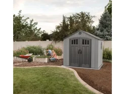 Lifetime Laubbläser|Kunststoff-Gerätehaus Mars Grau 5,5 m²