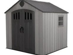 Lifetime Laubbläser|Kunststoff-Gerätehaus Mars Grau 5,5 m²