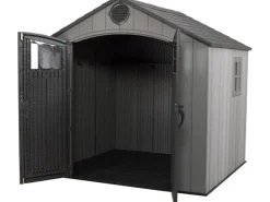 Lifetime Laubbläser|Kunststoff-Gerätehaus Mars Grau 5,5 m²