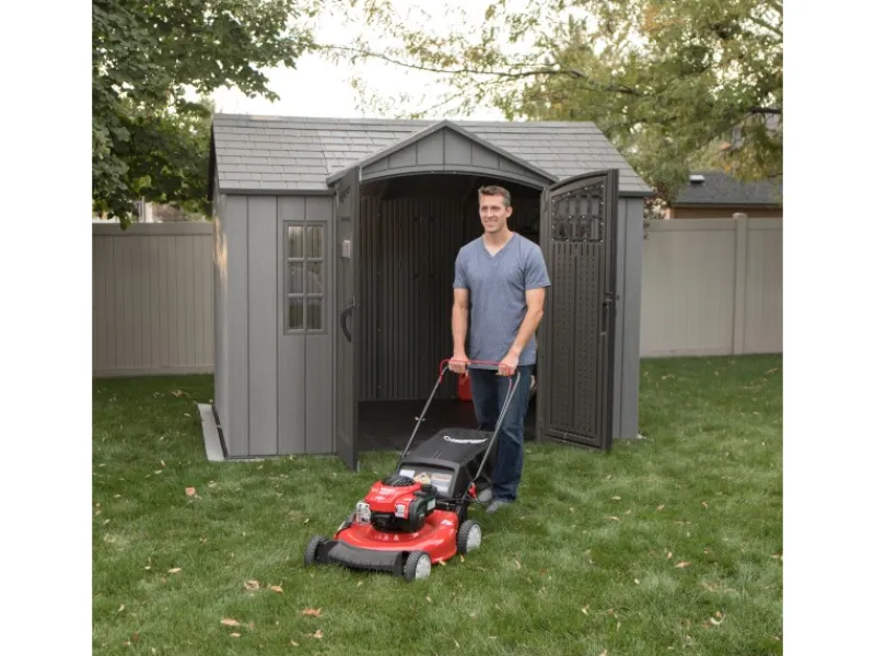 Lifetime Laubbläser|Kunststoff-Gerätehaus Saturn 6,6 m²