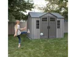 Lifetime Laubbläser|Kunststoff-Gerätehaus Saturn 6,6 m²